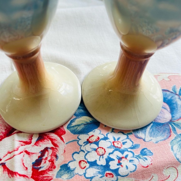 Pye in the Skye Hand Painted Goblets x 2 by James Shorba - Picture 6 of 7